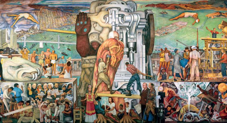 Diego Rivera, The Marriage of the Artistic Expression of the North and of the South on this Continent (Pan American Unity), 1940.