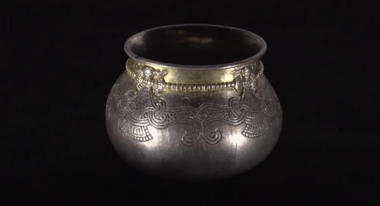 Viking Metal Engraved Bowl