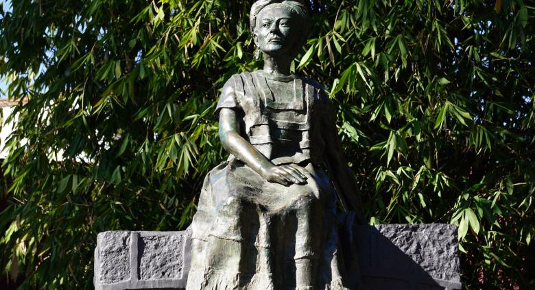 Frida Kahlo Statue in Frida Kahlo Park