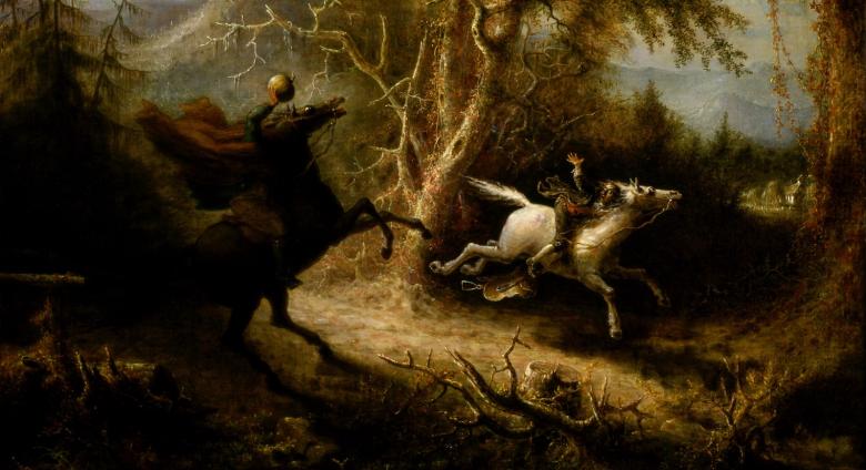 The Headless Horseman Pursuing Ichabod Crane / John Quidor / Smithsonian American Art Museum 