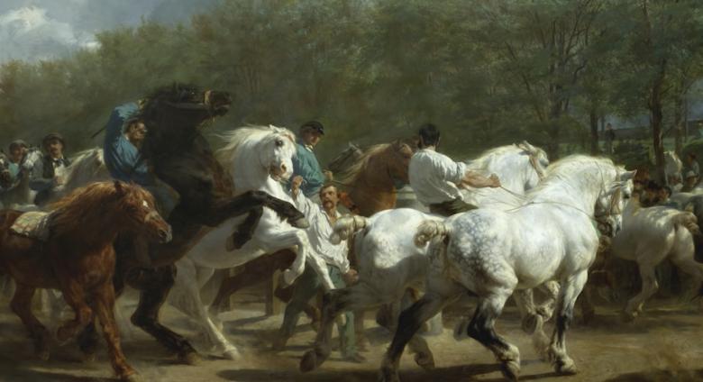 The Horse Fair Painting 1852