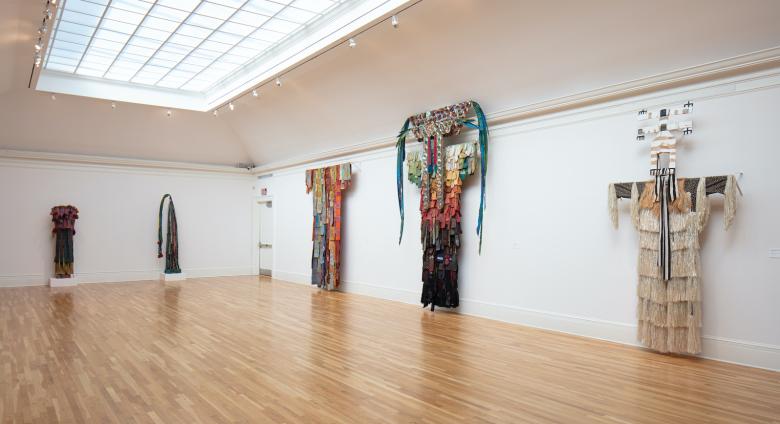 Installation View of Laura Anderson Barbata: Transcommunality at Newcomb Art Museum.