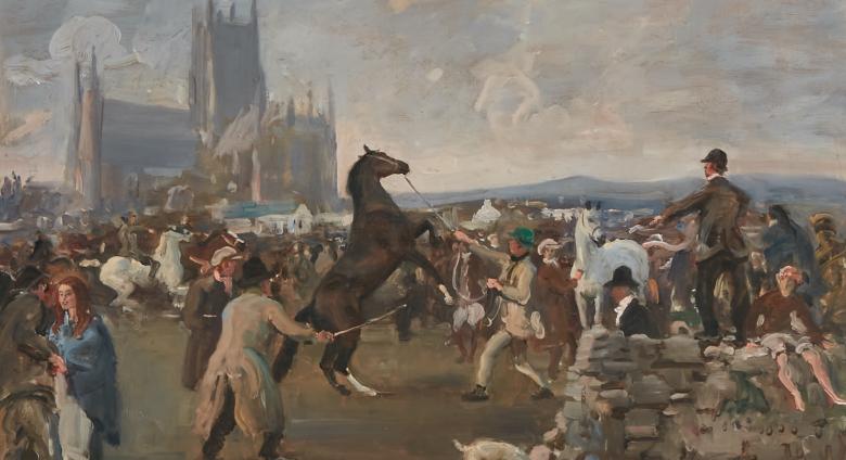 Painting of Horse Fair