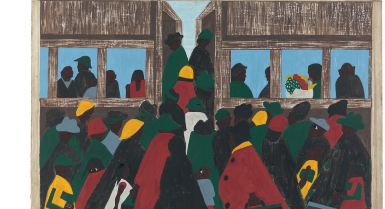 Jacob Lawrence migration painting