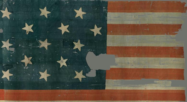 Mary Pickersgill, Star-Spangled Banner, early 19th century. National Museum of American History, Washington D.C.