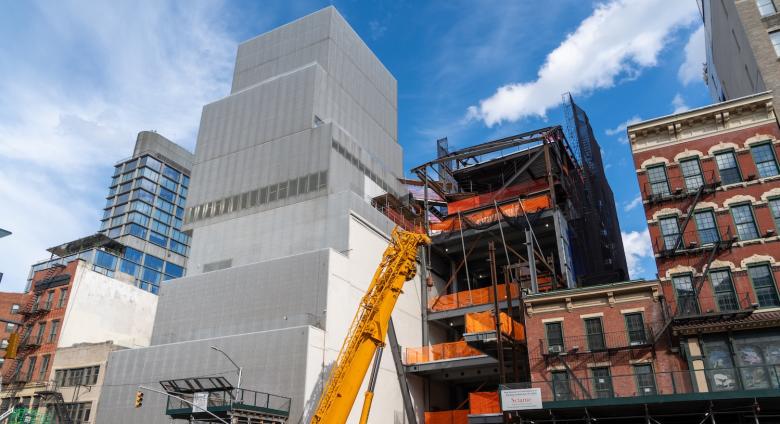 The New Museum’s expansion under construction. Source.