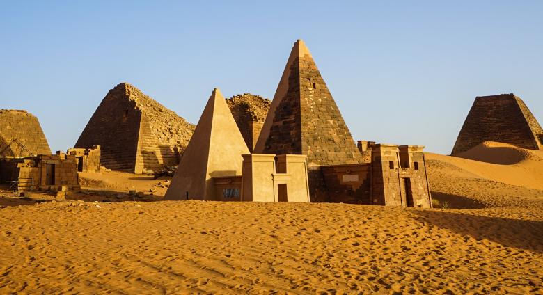 Nubian Pyramids in Sudan