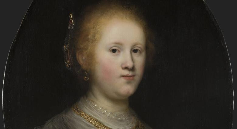 Rembrandt portrait of a woman from the Allentown Art museum