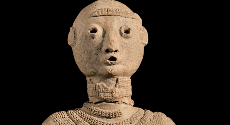 Image of sculpture depicting human figure