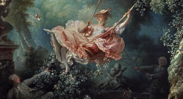 Jean-Honoré Fragonard, The Swing, 1767, oil on canvas, 81 x 64.2 cm (The Wallace Collection, London)