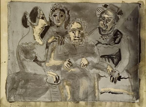 'Family Portrait' (1964) by Pablo Picasso - Museo Soumaya - Mexico