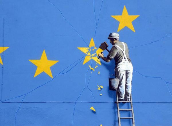 Banksy Brexit mural