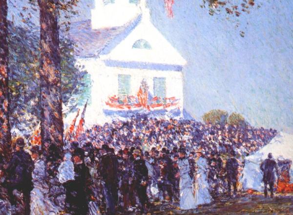 Childe Hassam, Country Fair, New England, 1890