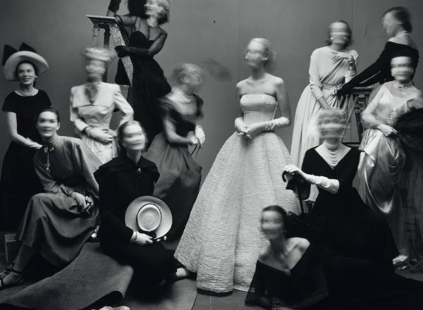 Irving Penn, 12 Models Moving Their Heads, New York, 1947, Nicola Erni Collection, Zug