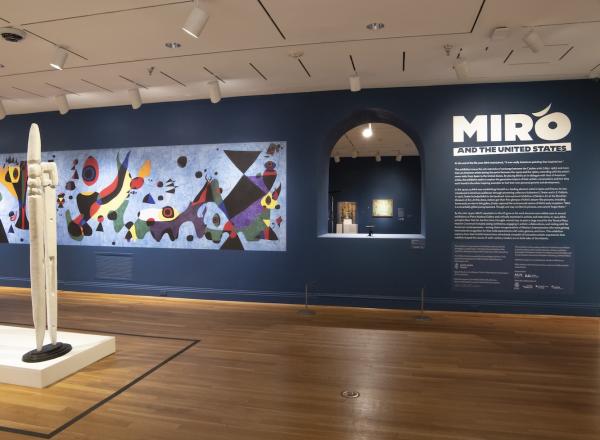 Miró and the United States Installation