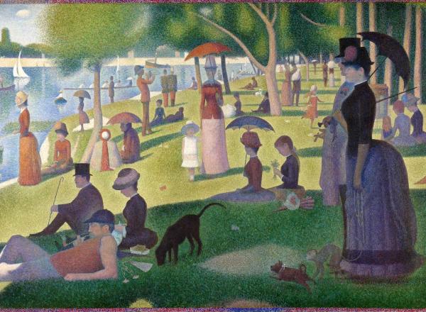 Georges Seurat, A Sunday on La Grande Jatte, 1884, oil on canvas