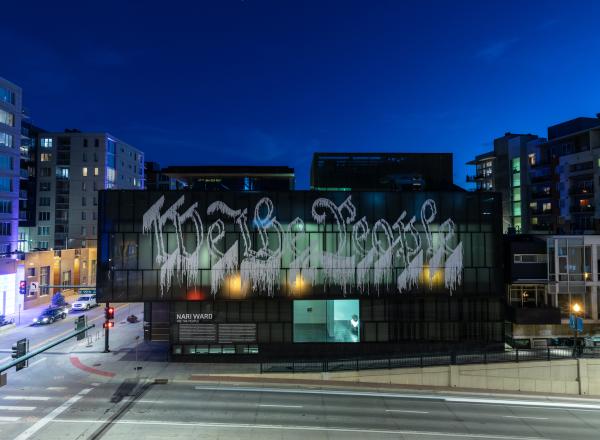 Exterior View of MCA Denver on July 13th, 2020.