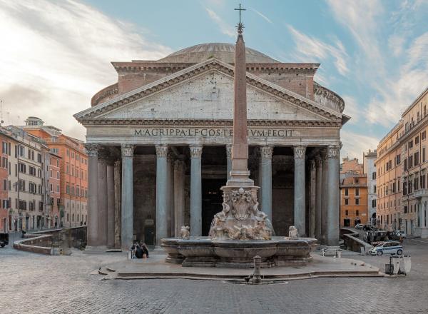 Exterior view of the Pantheon. Wikimedia Commons. Photo by Rabax63