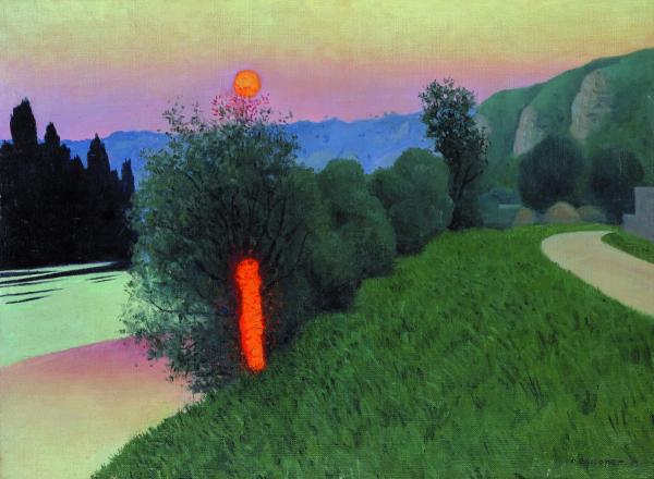 Félix Vallotton, Soir aux Andelys, 1924