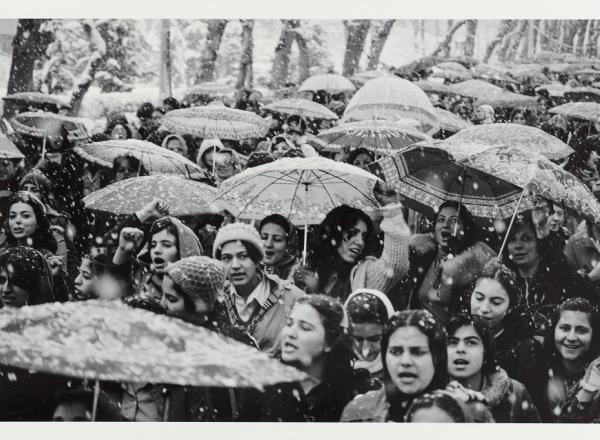 Hengameh Golestan, Untitled, from the series Witness 1979, March 11, 1979. Ink-jet print.