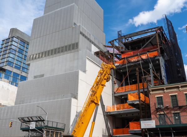 The New Museum’s expansion under construction. Source.