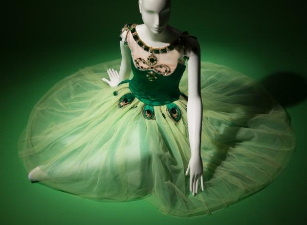 green and velvet tulle tutu dress