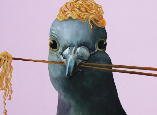 JJ Galloway, Pigeon with Ramen Nest VII