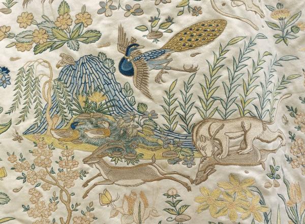 Riding Coat (detail). Mughal, c.1620-5