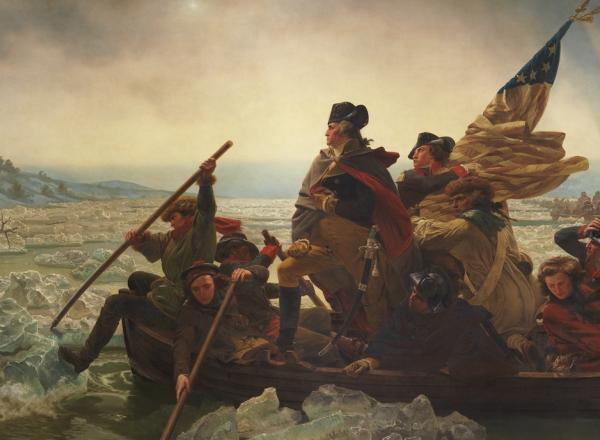 Emmanuel Leutze, Washington Crossing the Delaware, 1851. Metropolitan Museum of Art, New York City. 