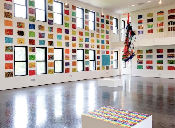 Finger Painting Room Installation Shot.