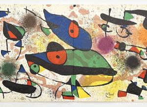 Joan Miro "Sculptures II" original lithograph, 1974