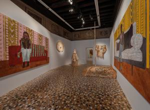 They Dream in Time, Uganda Pavilion, Venice Biennale in 2022. Images courtesy La Biennale di Venezia. Photos by Andrea Avezzù.