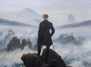 Caspar David Friedrich, Wanderer Above the Sea, 1817, oil on canvas