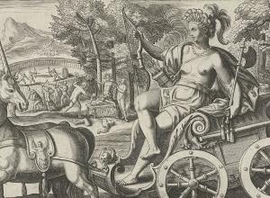 Unknown, America, between 1575 - 1610. america shown in front of violence and canablism. 