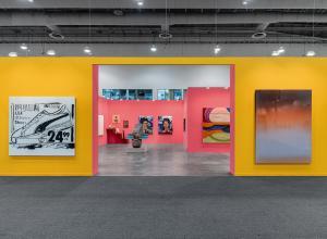 Installation view, Pace at Zona Maco, Centro Citibanamex, Mexico City. 