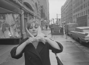 John Reeves, Joyce Wieland in New York, May 1964. © Estate of John Reeves