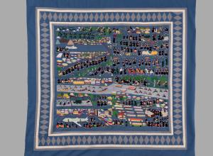 See Lee, Hmong story quilt, c1980, cotton,  Museum Purchase. Autry Museum; 91.42.1
