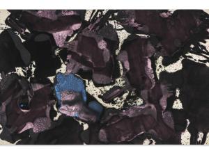 Ed Moses, Redyps, 2002, acrylic on canvas, 96 x 60. 