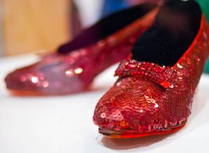 Ruby slippers from the film The Wizard of Oz displayed at the National Museum of American History (Smithsonian Institution). License