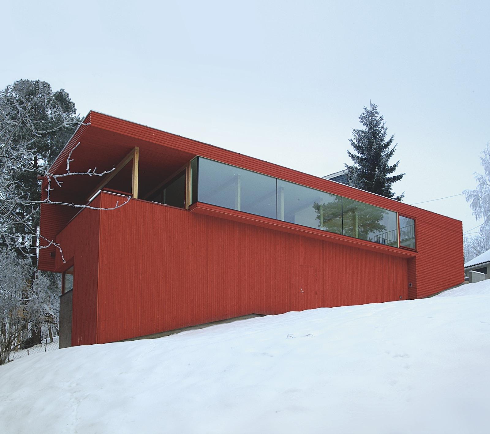 The Red House, 2002, Oslo, Norway, Jarmund/Vigsnæs Arkitekter. Picture credit: Nils Petter Dale