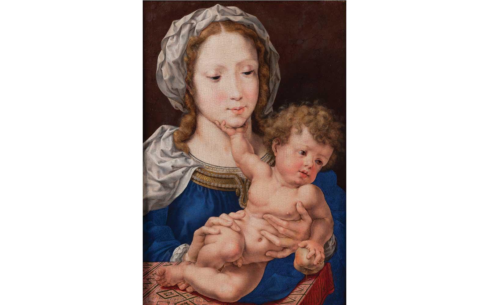 Jan Gossaert, The Virgin and Child, about 1520. 