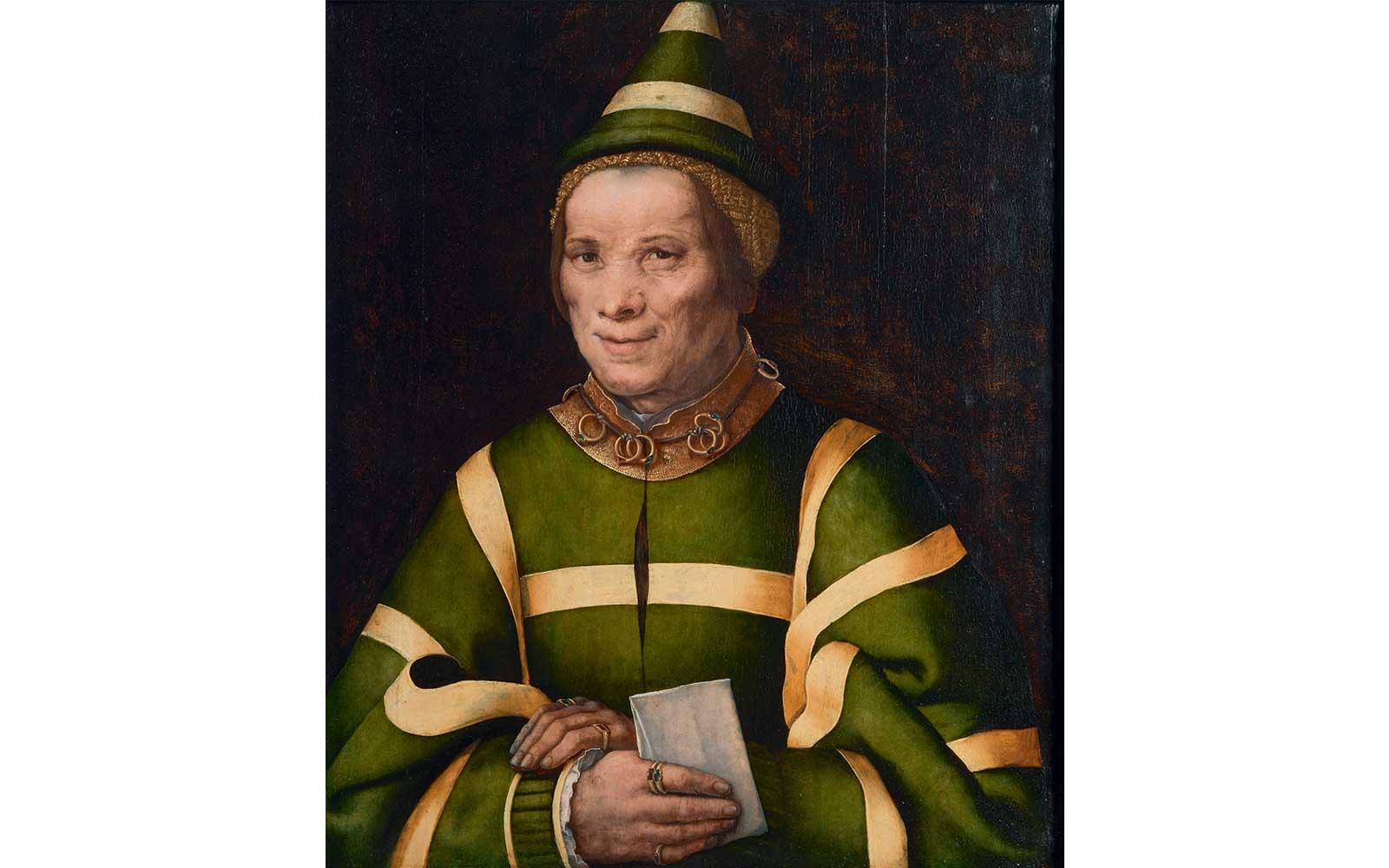 Jan van Hemessen, Portrait of Elisabeth, Court Fool of Anne of Hungary, about 1525. 