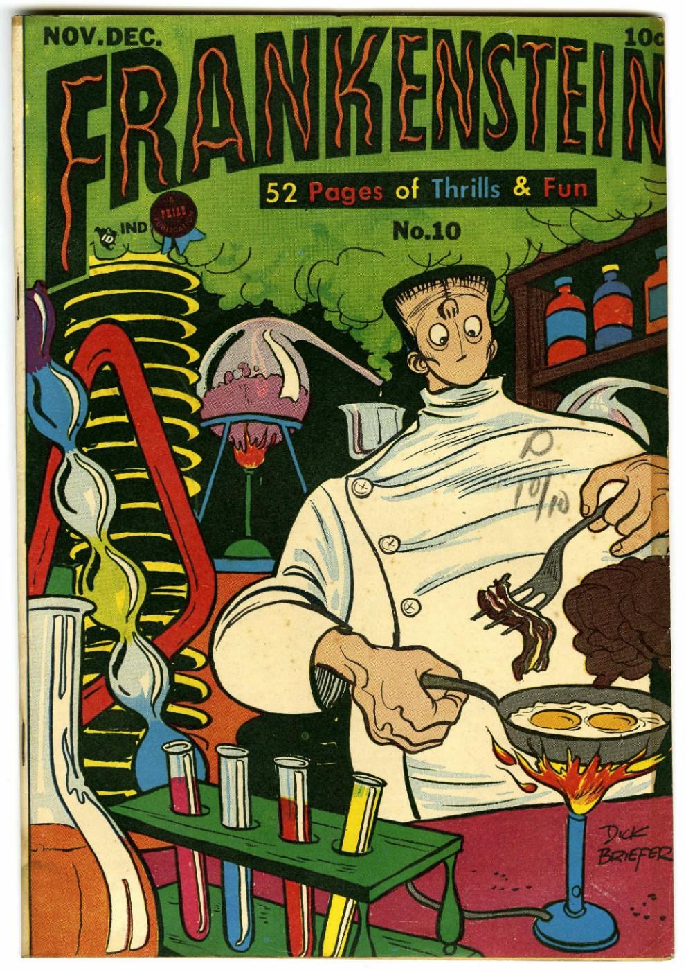 Dick Briefer (1915 – 1980), Frankenstein, no. 10, New York: Prize Comics