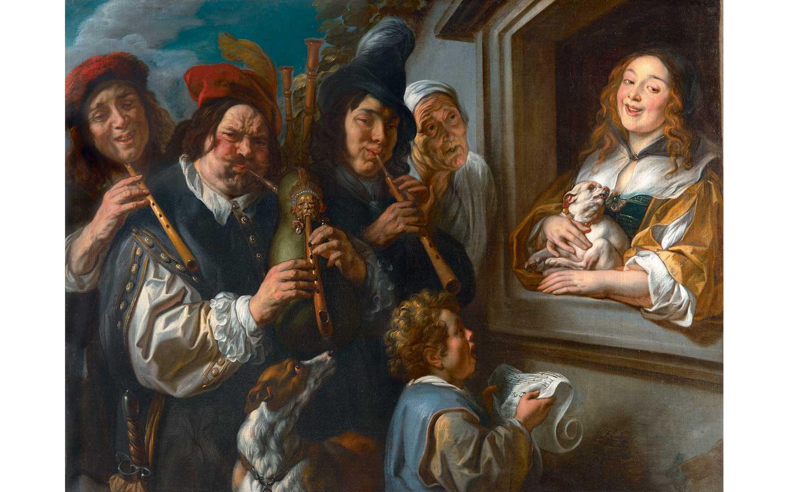 Jacob Jordaens, Serenade, about 1640– 45. 