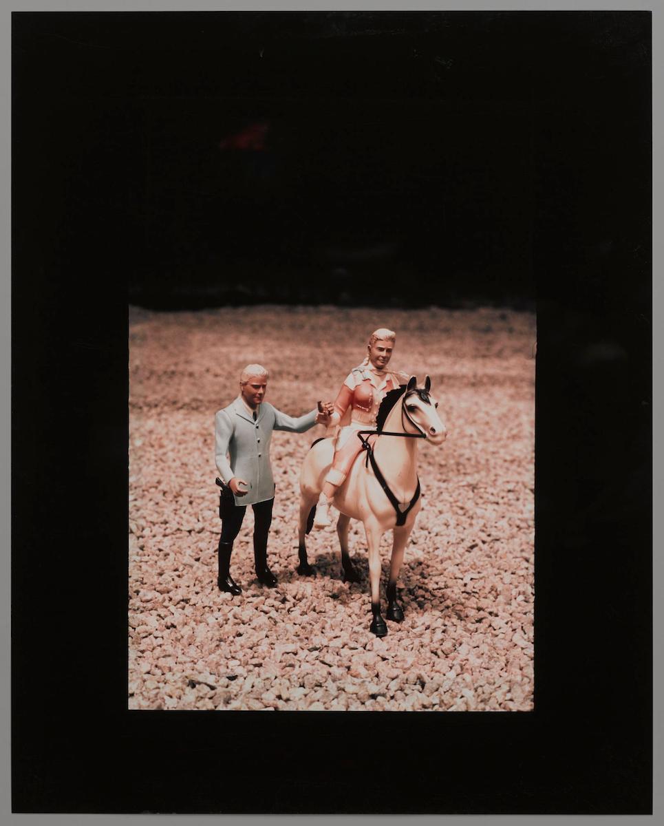 Laurie Simmons, "Vertical Man/Woman/Horse"