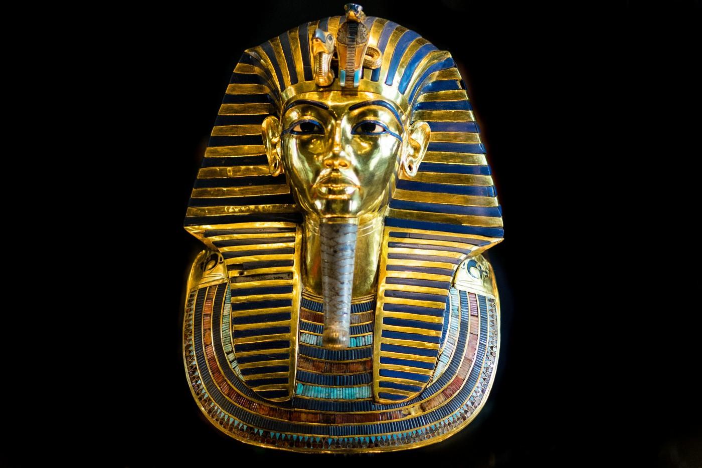 King Tut burial mask