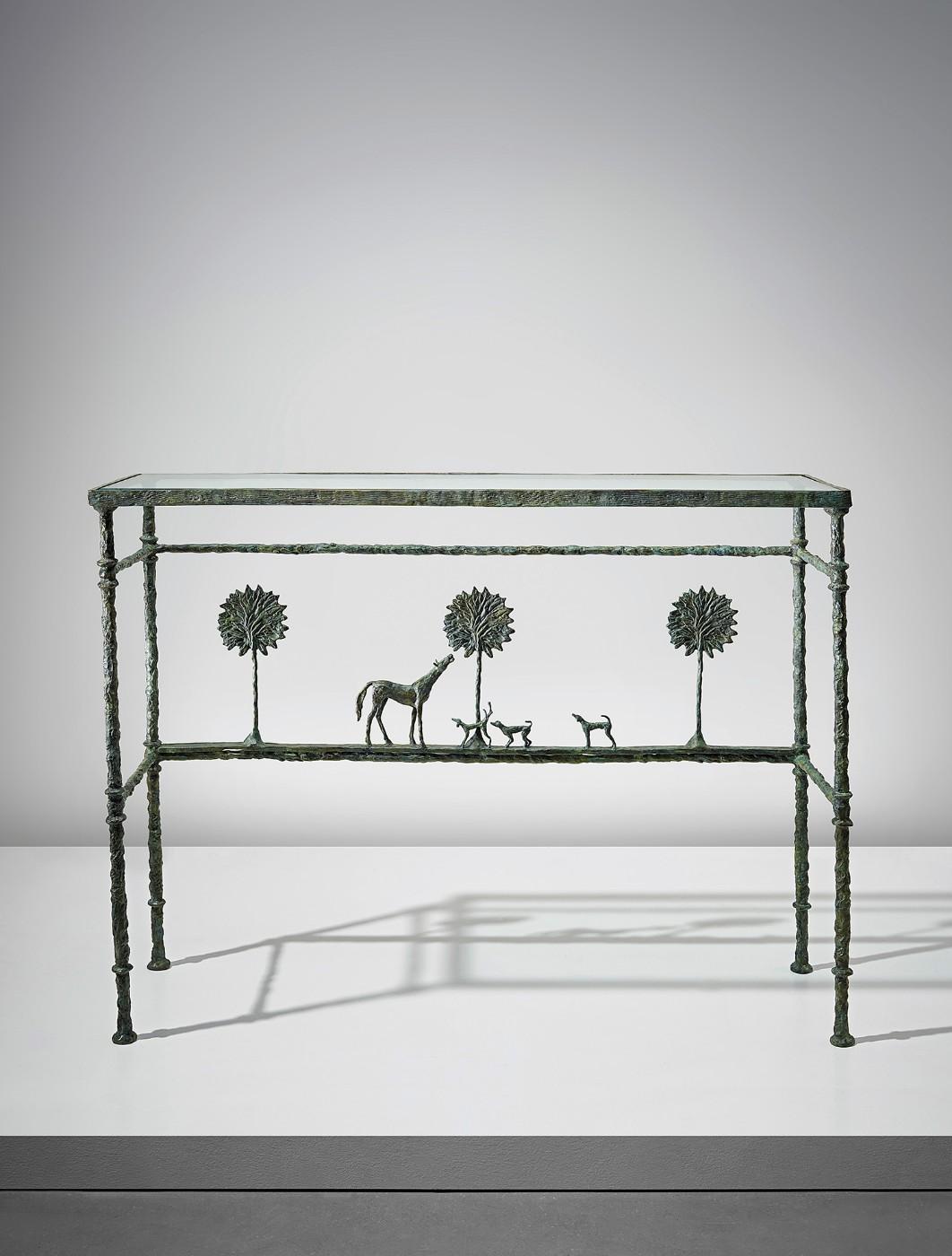 Diego Giacometti, ‘La promenade des amis’ console, circa 1976