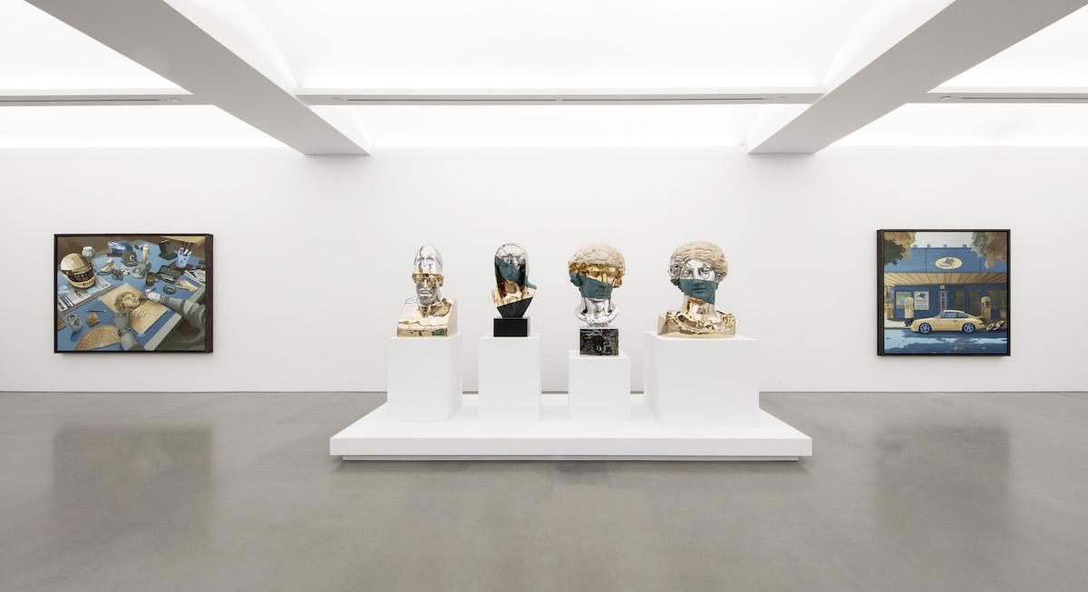 Installation view of ‘20 Years’ by Daniel Arsham. Perrotin New York, 2023. Photographer: Guillaume Ziccarelli. Courtesy of the artist and Perrotin.