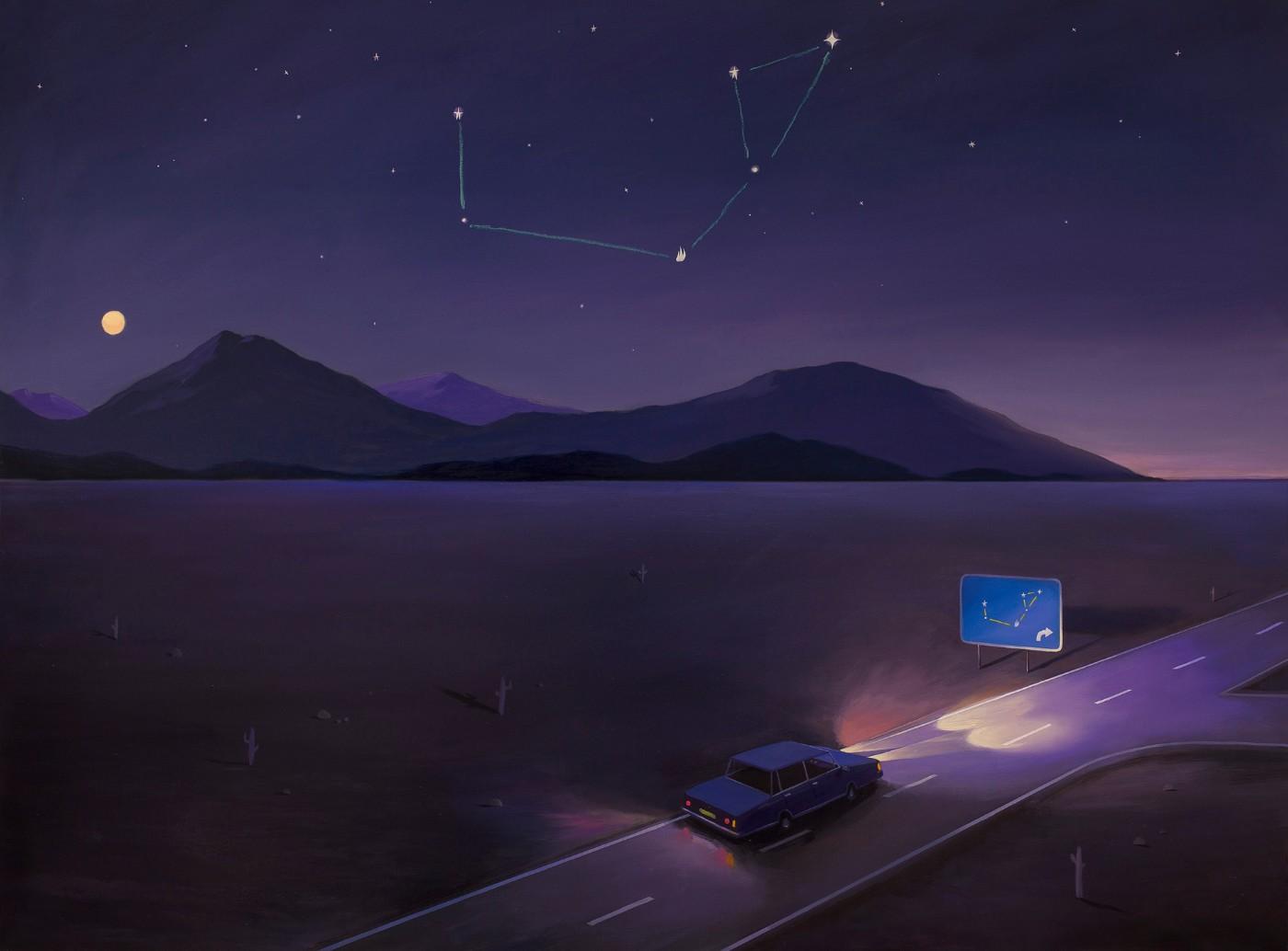 Oliver Jeffers, Constellation Road Map, 2018