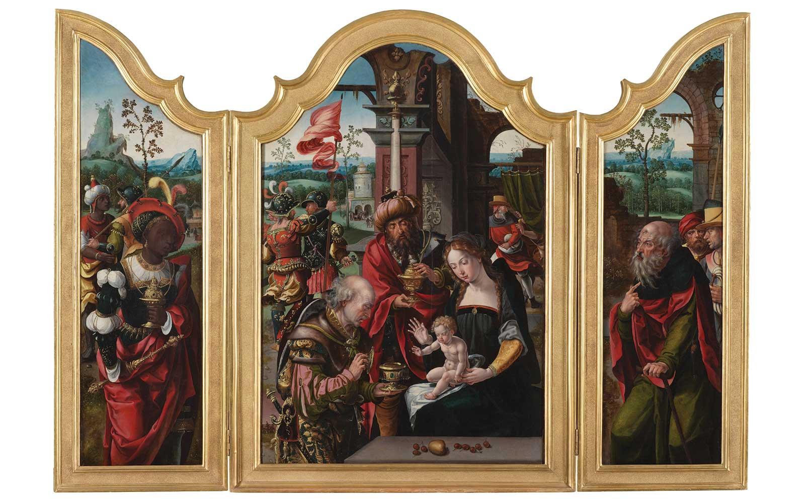 Pieter Coecke van Aelst, Triptych with the Adoration of the Magi, about 1530– 40. 